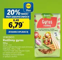 Lidl Gyros roślinny Vemondo oferta