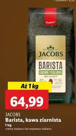 Lidl Kawa espresso italiano Jacobs Barista Editions oferta