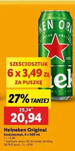 Lidl Piwo Heineken oferta
