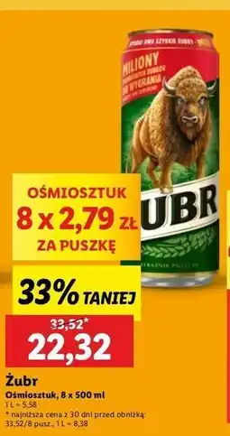 Lidl Piwo Żubr 1768 oferta
