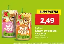 Lidl Mus popcorn Kubuś oferta