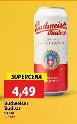 Lidl Piwo Budweiser oferta