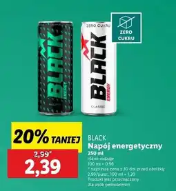 Lidl Napój energetyczny mojito Black Energy oferta