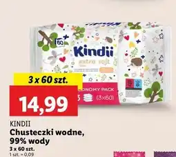 Lidl Chusteczki wilgotne extra soft Cleanic Kindii oferta