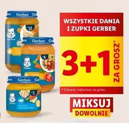 Lidl Obiadek krem z jasnych warzyw kurczakiem Gerber oferta
