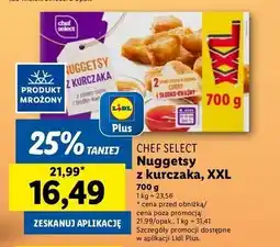 Lidl Nuggetsy z kurczaka sosem curry i słodko kwaśnym Chef Select oferta