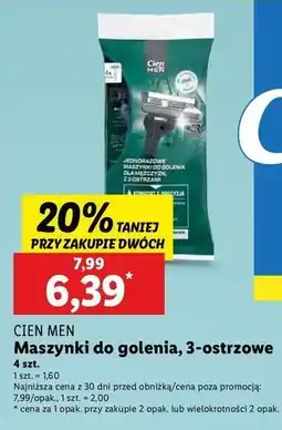 Lidl Maszynka do golenia Cien Men oferta