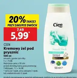 Lidl Kremowy żel pod prysznic silky touch Cien oferta