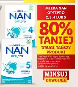 Lidl Mleko 3 Nestle Nan Optipro oferta