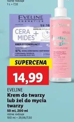 Lidl Żel do mycia twarzy Eveline Beauty & Glow oferta