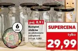 Kaufland Słoiki z nakrętką zdobioną 900 ml Florina (Florentyna) oferta