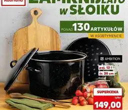 Kaufland Garnek emaliowany powidlak 12 l Ambition oferta