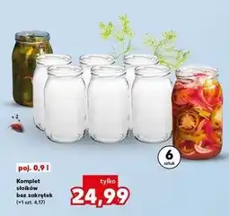 Kaufland Słoiki bez nakrętek 900 ml oferta
