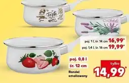 Kaufland Rondel emaliowany 16 cm oferta