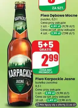 Dino Piwo Karpackie Jasne oferta