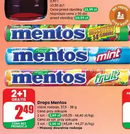 Dino Dropsy fruit Mentos Classic oferta