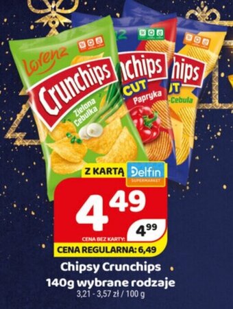 Delfin Chipsy Crunchips 140g oferta