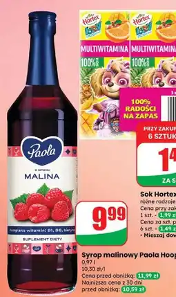 Dino Syrop malina Paola oferta