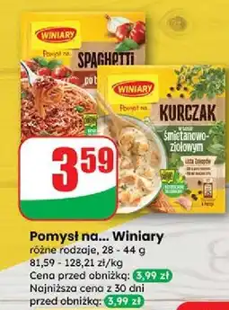 Dino Kurczak w sosie śmietanowo-ziołowym Winiary Pomysł Na oferta