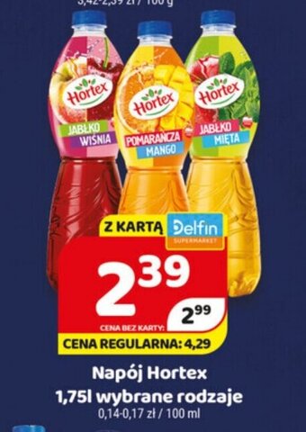 Delfin Napój Hortex 1,75l oferta