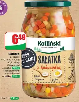 Dino Sałatka jarzynowa z kukurydzą Kotliński Specjał oferta