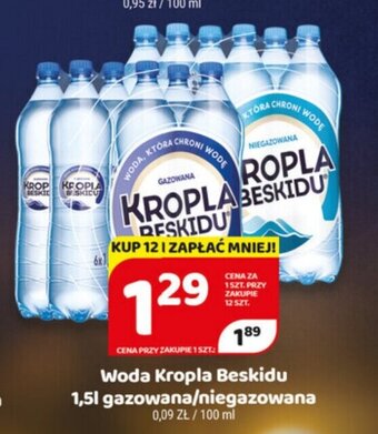 Delfin Woda Kropla Beskidu 1,5l Gazowana/niegazowana oferta