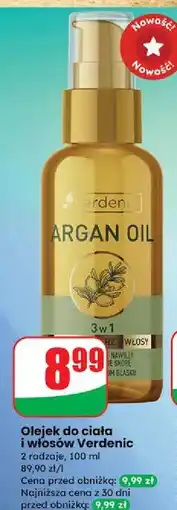 Dino Olejek do ciała i włosów argan oil Verdenic oferta