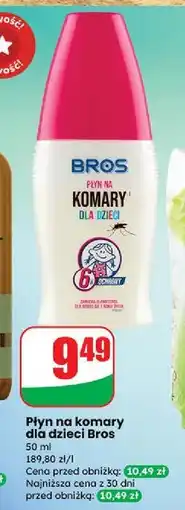 Dino Płyn na komary i kleszcze dla dzieci Bros oferta