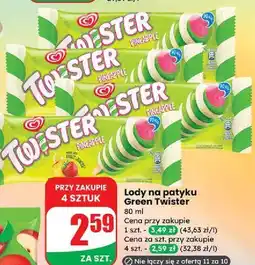 Dino Lód green Algida Twister oferta
