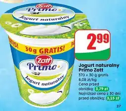 Dino Jogurt naturalny Zott Primo oferta