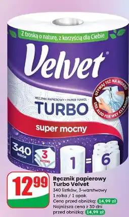 Dino Ręcznik papierowy Velvet Turbo oferta