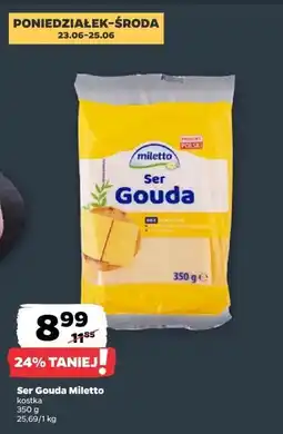 Netto Ser Gouda - kostka Miletto oferta