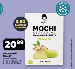 Netto Lody Mochi pistachio Miss Ti oferta