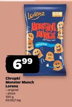 Netto Chrupki Monster Munch original/pizza Lorenz oferta