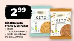 Netto Ciastko keto Frank & Oil Vital kokos/masło orzechowe oferta