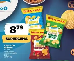 Netto Chipsy XXL Snaxters paprykowe/zielona cebulka oferta