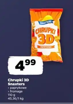 Netto Chrupki 3D paprykowe/fromage Snaxters oferta