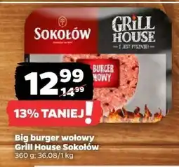 Netto Big burger wołowy Grill House Sokołów oferta