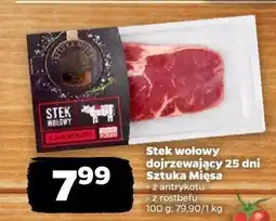 Netto Stek wołowy dojrzewający, z antrykotu/z rostbefu Sztuka Mięsa oferta