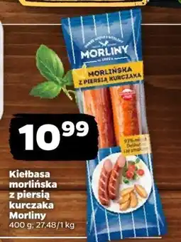 Netto Kiełbasa morlińska z piersią kurczaka Morliny oferta