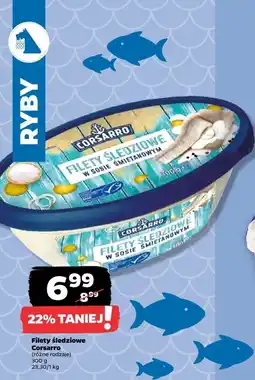 Netto Filety śledziowe Corsarro, różne rodzaje oferta
