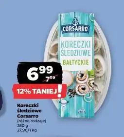 Netto Koreczki śledziowe Corsarro, różne rodzaje oferta