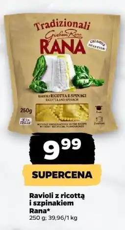 Netto Ravioli z ricotta i szpinakiem Rana oferta