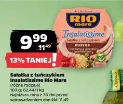 Netto Sałatka z tuńczykiem Insalatissime Rio Mare, różne rodzaje oferta