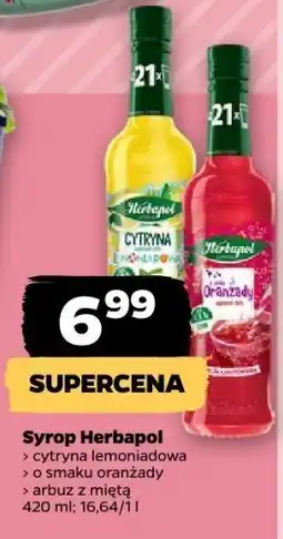 Netto Syrop Herbapol o smaku oranżady oferta