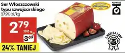 Delikatesy Centrum Ser Włoszczowski typu szwajcarskiego Delikatesy Centrum oferta