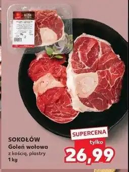 Kaufland Goleń wołowa z kością w plastrach Sokołów uczta qulinarna oferta