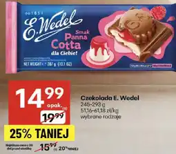 Delikatesy Centrum Czekolada Panna Cotta E. Wedel oferta