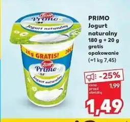 Kaufland Jogurt naturalny Zott primo oferta