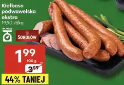 Delikatesy Centrum Kiełbasa podwawelska ekstra Sokołów oferta
